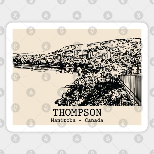 Thompson - Manitoba Magnet by Lakeric